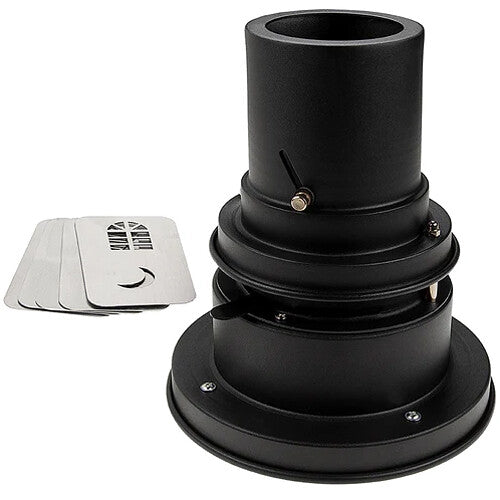 FotodioX Universal Proyector de Imagen Gobo para Luces Profoto Bayoneta con Iris y Lente Integrada