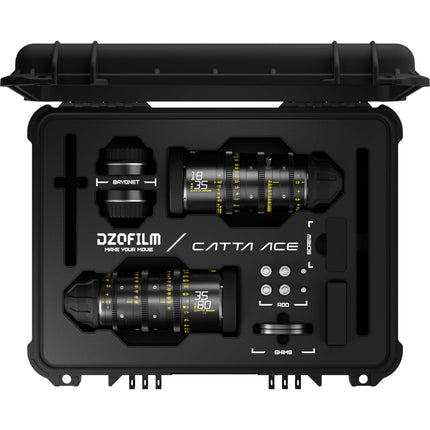 DZOFilm Catta Ace FF Kit Cine Zoom 18-35mm 35-80mm T2.9 PL EF