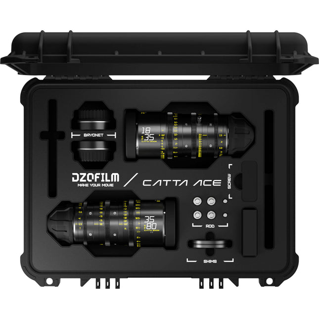 DZOFilm Catta Ace FF Kit Cine Zoom 18-35mm 35-80mm T2.9 PL EF