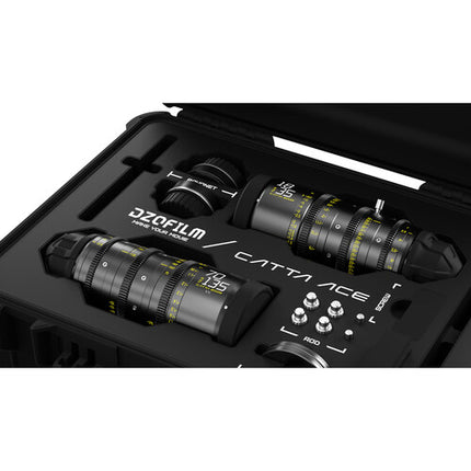 DZOFilm Catta Ace FF 18-35 70-135mm T2.9 Kit Cine Zoom PL EF