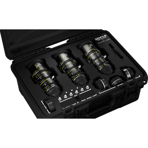 DZOFilm Catta Ace FF Kit de 3 Lentes de Zoom Cine PL EF T2.9 18-135mm