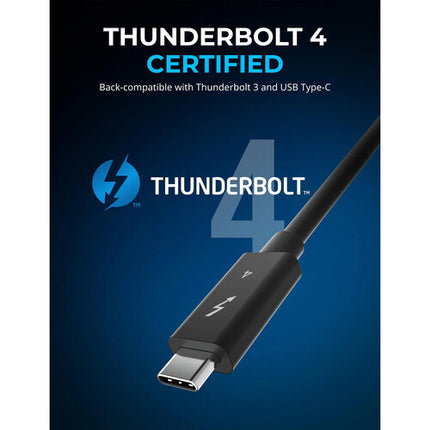 Sabrent Thunderbolt 4 Cable Activo 6.5 Pies 40 Gb/s 8K 60 Hz