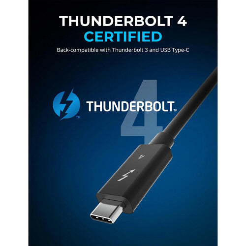 Sabrent Thunderbolt 4 Cable Activo 6.5 Pies 40 Gb/s 8K 60 Hz