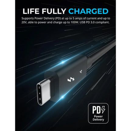Sabrent Thunderbolt 4 Cable Activo 6.5 Pies 40 Gb/s 8K 60 Hz