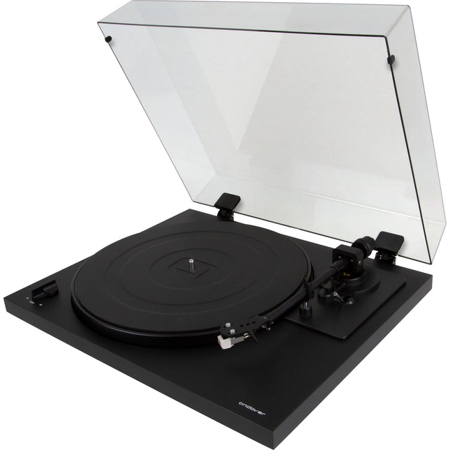 Andover Audio SpinDeck 2 Tocadiscos Semi Automático 33 1 3 y 45 rpm Negro