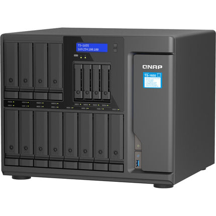 QNAP TS-1655 NAS con 16 Bahías 12x3.5" 4x2.5" SATA 8 Núcleos 2.8 GHz