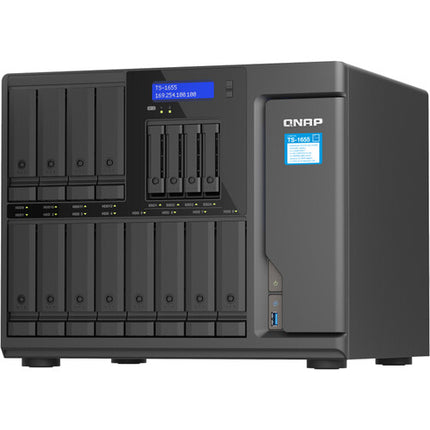 QNAP TS-1655 NAS con 16 Bahías 12x3.5" 4x2.5" SATA 8 Núcleos 2.8 GHz