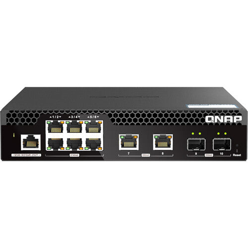 QNAP QSW-M2106R-2S2T Switch de red gestionado 6x 2.5Gb 110 Gb/s