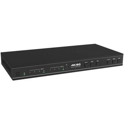 A-Neuvideo 4x2 HDMI UHD 4K con 4 Entradas 2 Salidas y Control IR