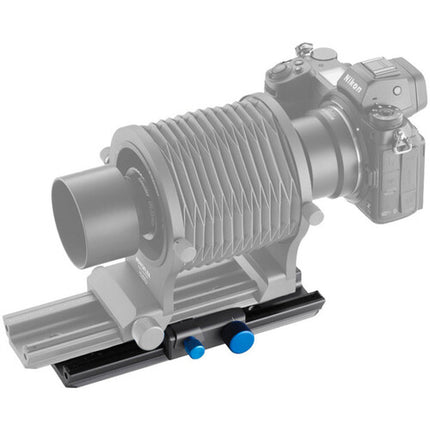 Novoflex Carril de Enfoque con Abrazadera de Cola de Milano Arca-Type para fuelles
