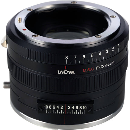 Venus Optics Laowa Magic Shift Converter MSC Adaptador Nikon F a Z 17mm f4 con ±10mm de desplazamiento y rotación 360°