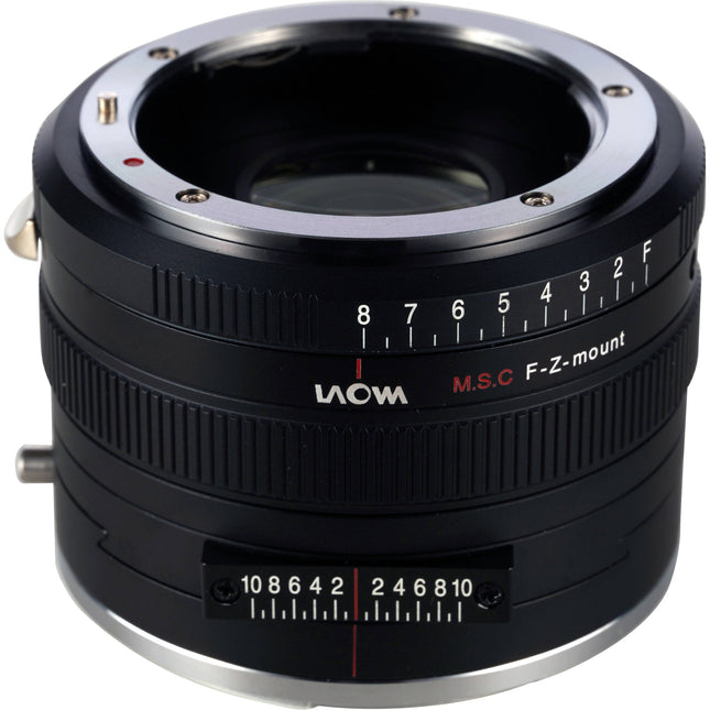 Venus Optics Laowa Magic Shift Converter MSC Adaptador Nikon F a Z 17mm f4 con ±10mm de desplazamiento y rotación 360°