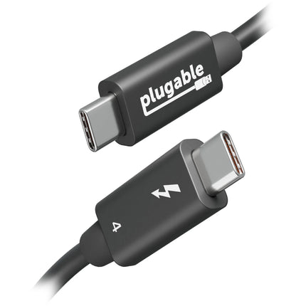 Plugable Thunderbolt 4 Cable USB-C Macho 3.3 Pies 40 Gb/s 240W EPR