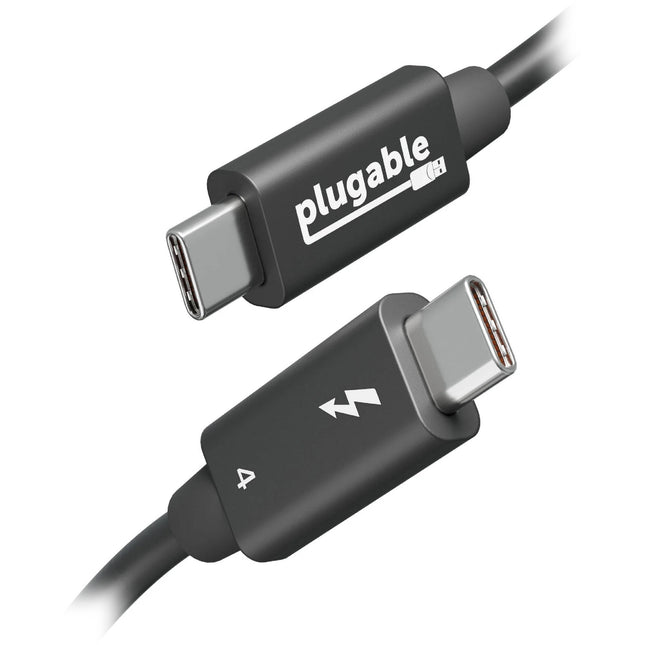 Plugable Thunderbolt 4 Cable USB-C Macho 3.3 Pies 40 Gb/s 240W EPR