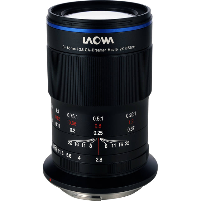 Venus Optics Laowa 65mm f2.8 2x Ultra Macro APO para Canon RF objetivo con magnificación 2:1 y apertura f2.8