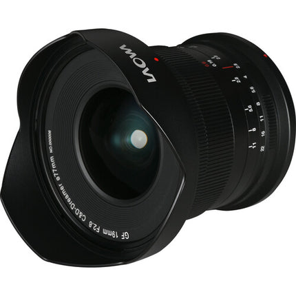 Venus Optics Laowa 19mm f2.8 Zero-D Objetivo Gran Angular Rápido f22 Distancia Min 7"