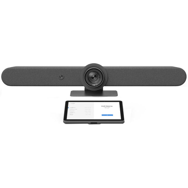 Logitech Rally Bar Barra de video 4K UHD con controlador táctil 10.1"