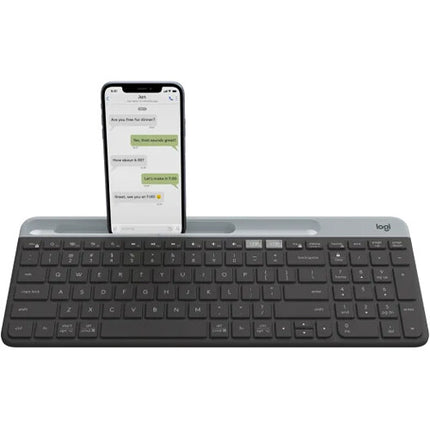 Logitech K585 Slim Teclado Inalámbrico Multi Dispositivo Bluetooth 12 Teclas Programables