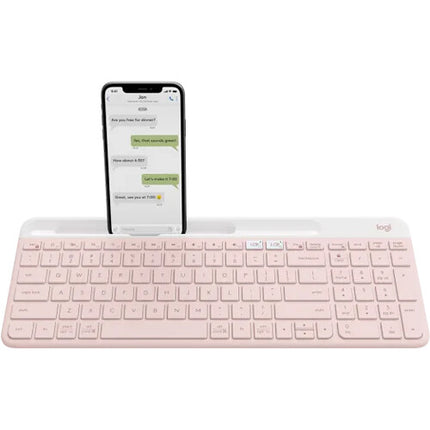 Logitech K585 Slim Teclado Inalámbrico Multi Dispositivo Bluetooth 2.4 GHz Rosa