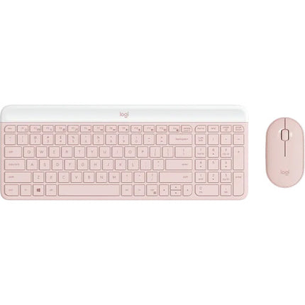 Logitech MK470 Teclado y Ratón Inalámbrico Slim 2.4 GHz Rosa