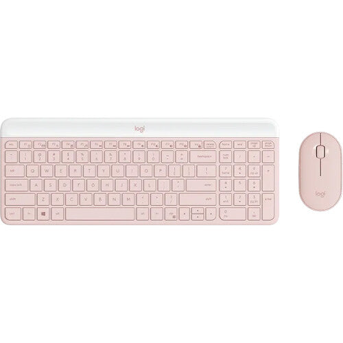 Logitech MK470 Teclado y Ratón Inalámbrico Slim 2.4 GHz Rosa