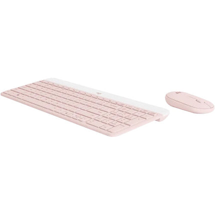 Logitech MK470 Teclado y Ratón Inalámbrico Slim 2.4 GHz Rosa