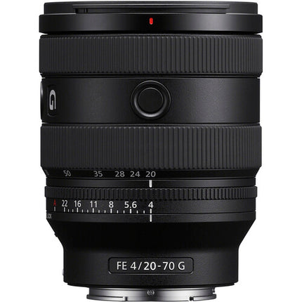 Sony FE 20-70mm f/4 G objetivo zoom estándar ultra gran angular con enfoque rápido y resistente al polvo