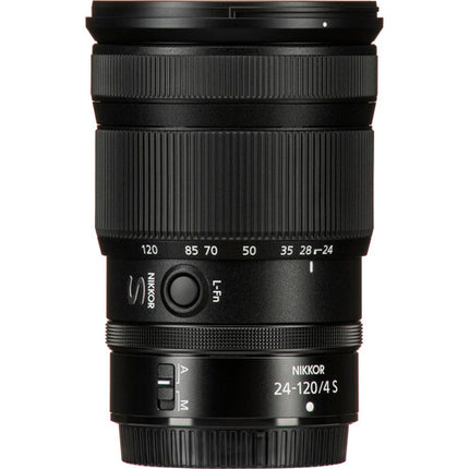 Nikon NIKKOR Z 24-120mm f4 S Lente Zoom Full Frame con Filtro UV 77mm