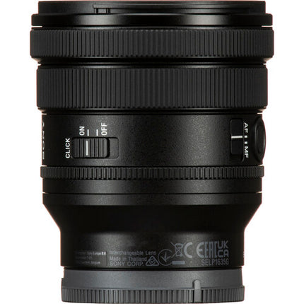 Sony FE PZ 16-35mm f4 G Lente zoom Power Apertura f4 a f22 con filtro 72mm y kit de limpieza