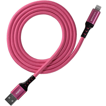 Kondor Blue iJustine Cable Lightning a USB-A 1m 12W 2.4A Rosa