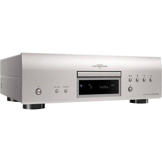 Denon DCD-1700NE Reproductor de CD Super Audio con Conversor DAC y AL32 Plus