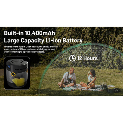 Nitecore EMR30 Repelente de Mosquitos Recargable y Power Bank 12 Horas de Autonomía