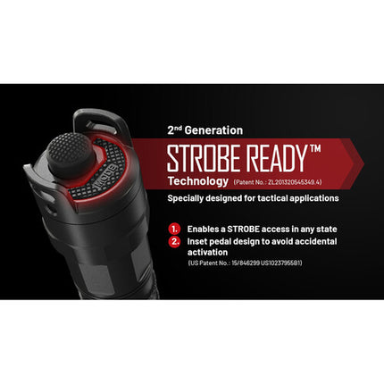 Nitecore P23i Linterna Táctica Recargable LED 3000 Lúmenes 45 Horas Holster