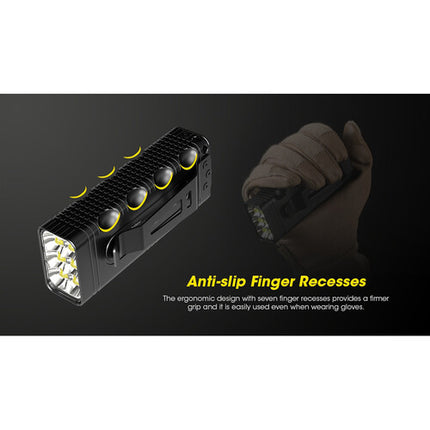 Nitecore TM12K Linterna LED Recargable 12000 Lúmenes OLED USB-C