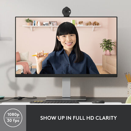 Logitech Brio 300 Webcam Full HD 1080p 70° FOV Mic Integrado