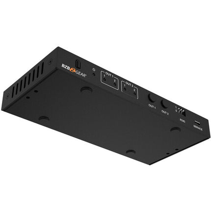 BZBGEAR Matriz HDMI 2x2 8K60 HDMI 2.1 con De-Embedder de Audio y Control IR