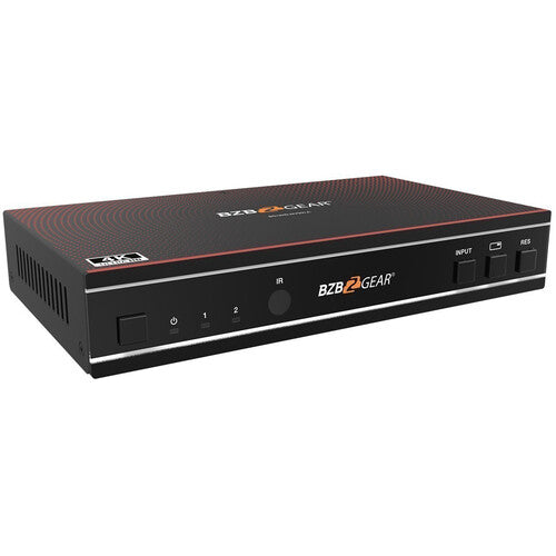 BZBGEAR 2x1 Multivisor 4K60 con Switcher Seamless y De-Embedder de Audio 18 Gb/s HDMI