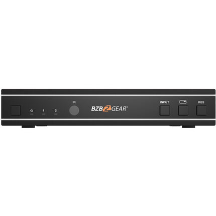 BZBGEAR 2x1 Multivisor 4K60 con Switcher Seamless y De-Embedder de Audio 18 Gb/s HDMI