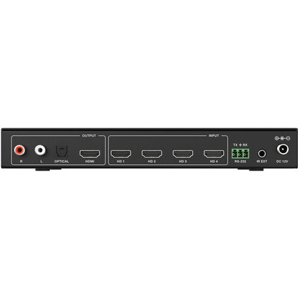 BZBGEAR 4x1 Multivisor 4K60 con 4 Entradas HDMI Switcher Seamless