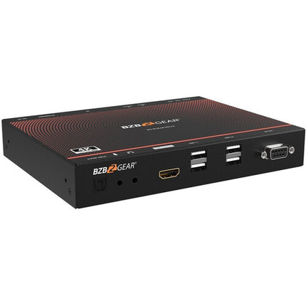 BZBGEAR Receptor Multicast AV 4K UHD con Video Wall PoE y Extensión IR RS-232 USB