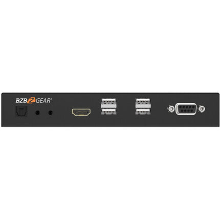 BZBGEAR Receptor Multicast AV 4K UHD con Video Wall PoE y Extensión IR RS-232 USB