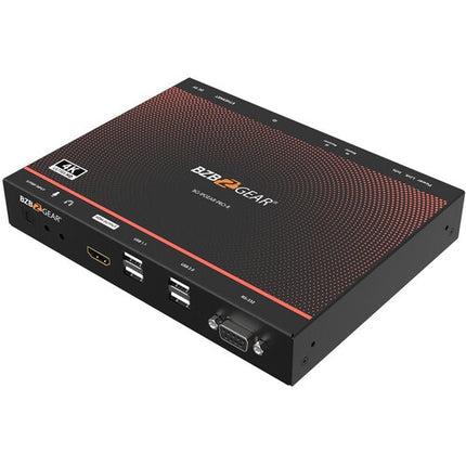 BZBGEAR Receptor Multicast AV 4K UHD con Video Wall PoE y Extensión IR RS-232 USB