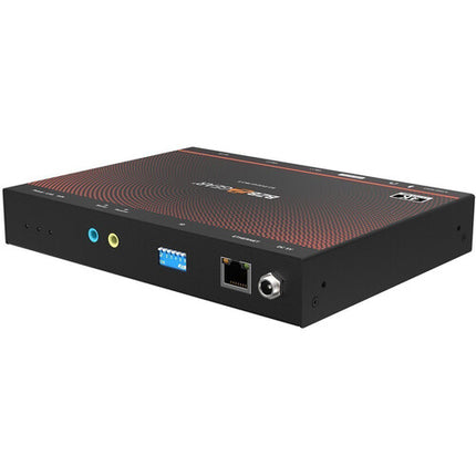 BZBGEAR Receptor Multicast AV 4K UHD con Video Wall PoE y Extensión IR RS-232 USB