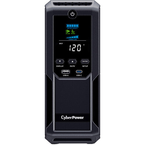 CyberPower BRG1500AVRLCD2 SAI inteligente 1500 VA 900W 12 enchufes USB