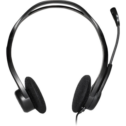 Logitech 960 Auriculares USB con Micrófono Antirruido Control de Volumen y Micrófono Ajustable