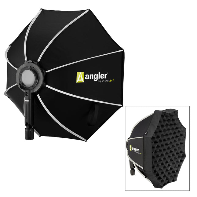 Angler FastBox 24" Softbox Octogonal con Parrilla 40° para Godox AD300Pro