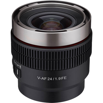 Rokinon Cine AF 24mm T1.9 objetivo para sensor Full-Frame con apertura T1.9