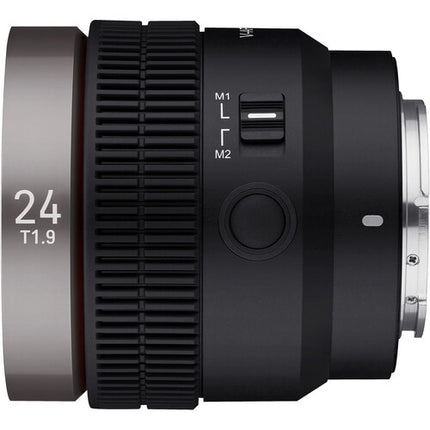 Rokinon Cine AF 24mm T1.9 objetivo para sensor Full-Frame con apertura T1.9