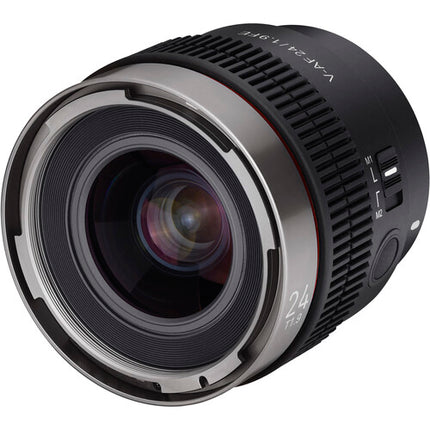 Rokinon Cine AF 24mm T1.9 objetivo para sensor Full-Frame con apertura T1.9