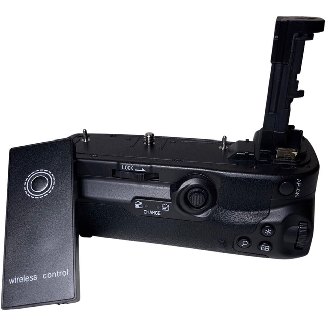Bescor BG-R10 Empuñadura de Batería para Canon EOS R5 con Mando inalámbrico